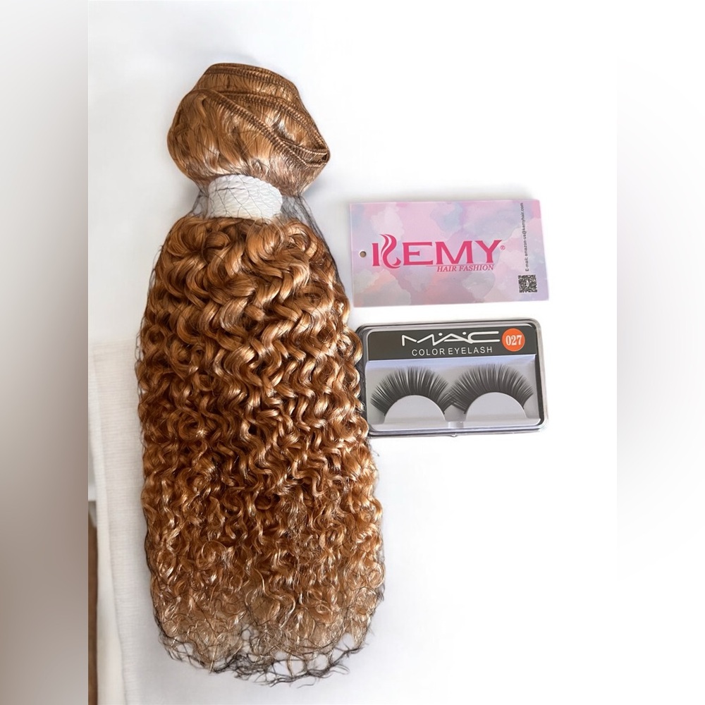 Brown Curly Hair Extension-REMY brand